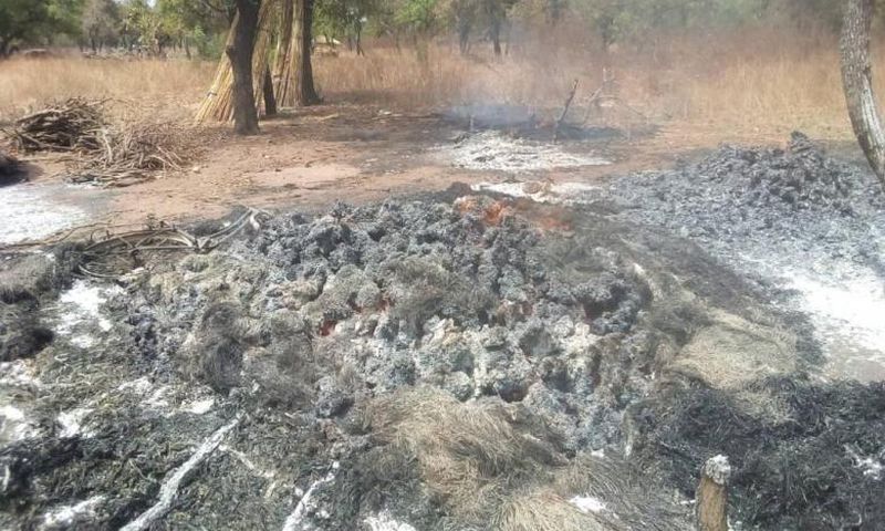 Properties destroyed at Lukula and Mempeasem