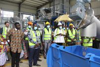 The facility which has the capacity to treat 10,000kg (10 tonnes) of waste a day.