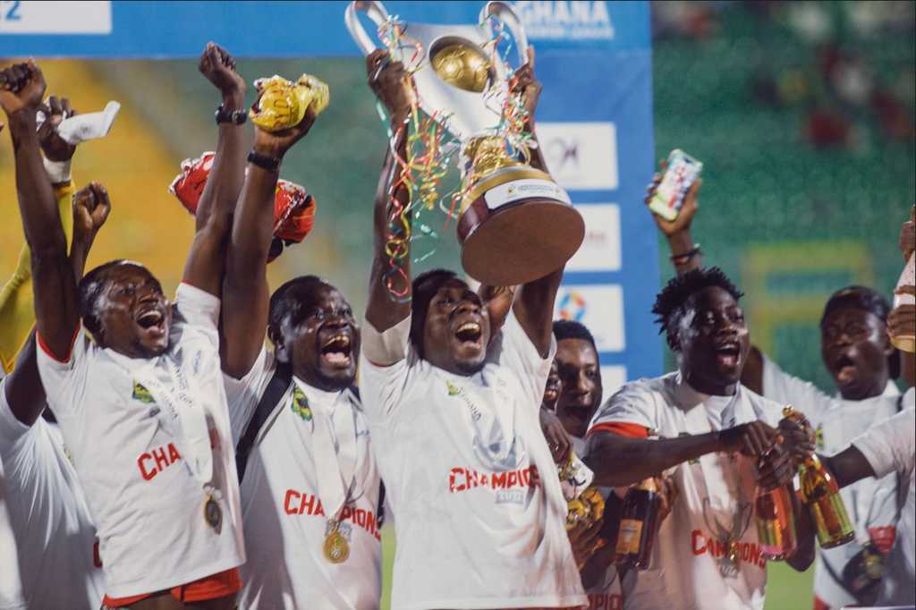 Photos: Asante Kotoko lift GPL trophy in colourful coronation