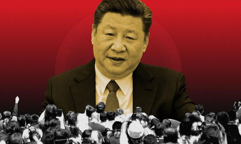 xi jinping protesters