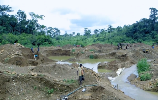 Galamsey in Atewa forest