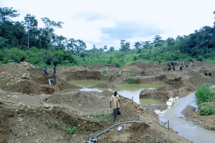 Galamsey in Atewa forest