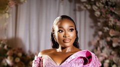 Bride in kente