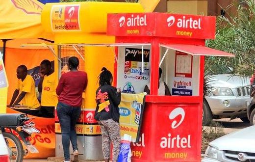 Mobile money booth