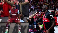 Victor Boniface performs Kudus’ celebration after scoring against West Ham (Video)