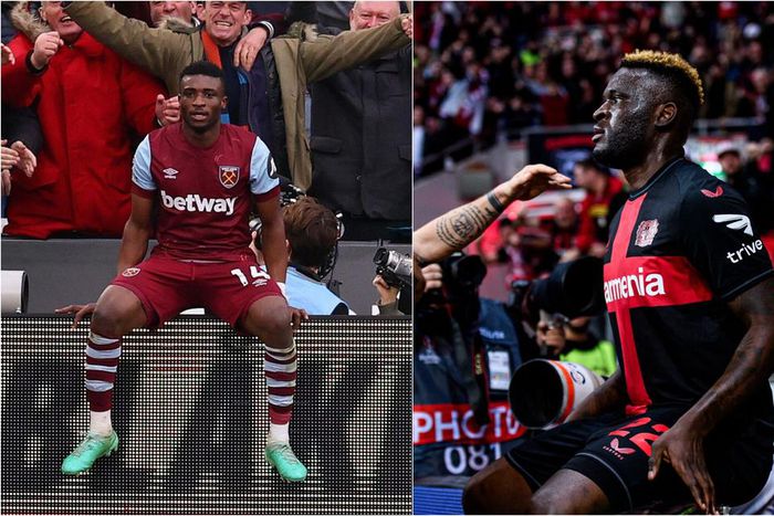 Victor Boniface performs Kudus’ celebration after scoring against West Ham (Video)