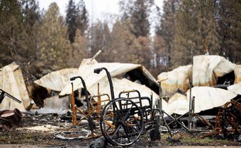 paradise moving back into funeral home camp fire