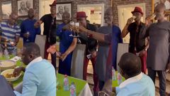 Kennedy Agyapong holds champagne party to celebrate legal battle win over Anas (WATCH)