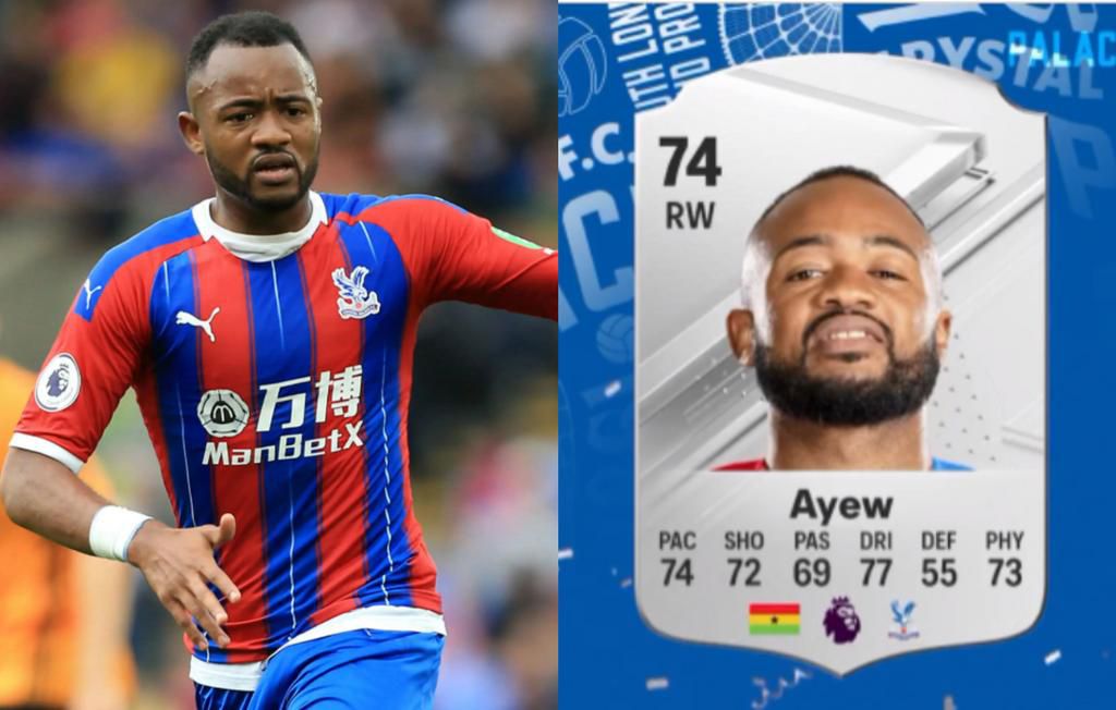 Jordan Ayew unhappy with rating on EA Sports' FC 24 video game