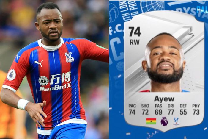 Jordan Ayew unhappy with rating on EA Sports' FC 24 video game