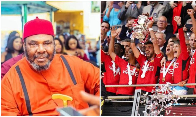 Watch how Pete Edochie celebrated Man United’s FA Cup victory (Video)
