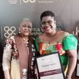 Linda Ewoenam Donkor with Joyce Aryee