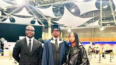 Larry Appiah: Stephen Appiah’s eldest son graduates from University of Birmingham