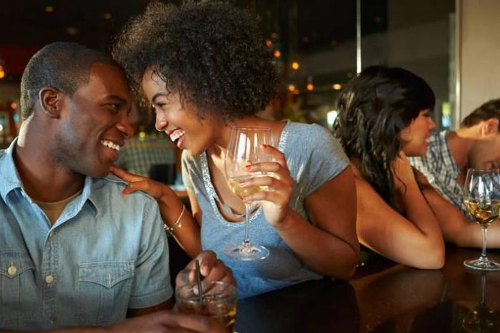 Black couple on a date [The Standard]