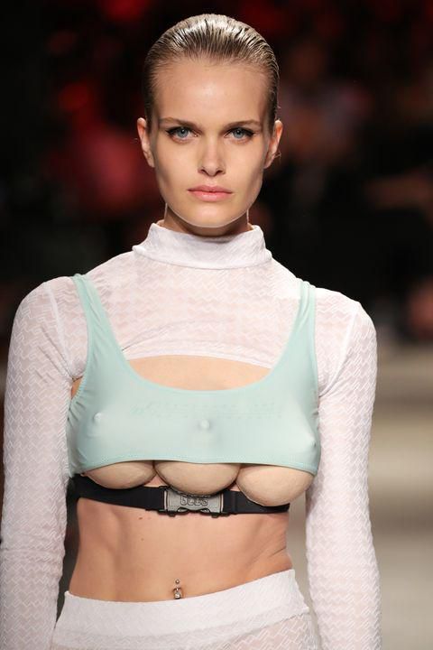 Meet the models with three breasts walk the Runway at Milan Fashion Week
