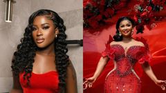 Ghanaian celebs stunning in red