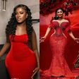 Ghanaian celebs stunning in red