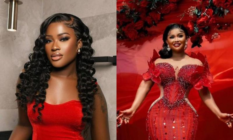 Ghanaian celebs stunning in red