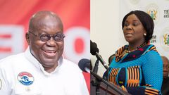Nana Addo and Cecilia Abena Dapaah