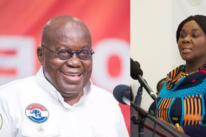 Nana Addo and Cecilia Abena Dapaah