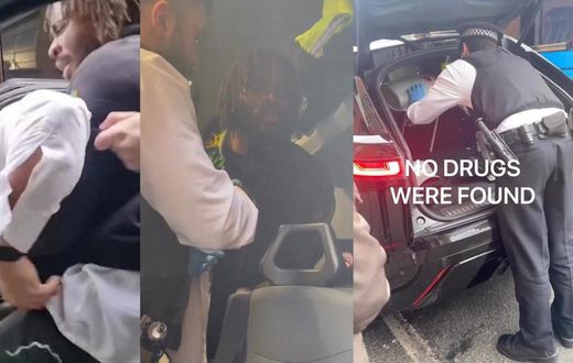Fuse ODG handcuffed and dragged out of his car by UK Police over 'smell of cannabis