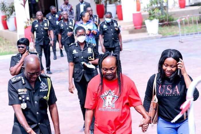 Daddy Lumba pays courtesy call on IGP