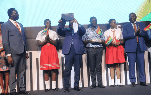 Nana-Addo launched tablets for high school students