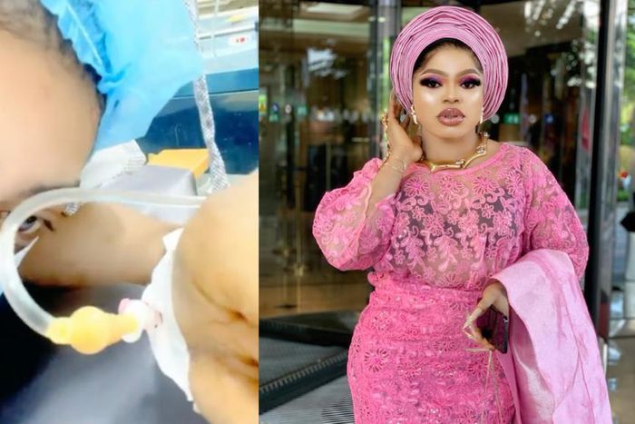 Bob Risky shares video of herself during BBL suggery