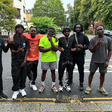 Boxer Freezy Macbones links up with Asaaka Boys ahead of their UK concert