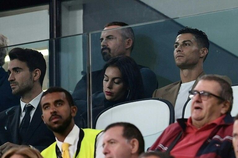 "My conscious is clear," said Portuguese forward Cristiano Ronaldo, pictured here with his girlfriend, Spanish model Georgina Rodriguez.