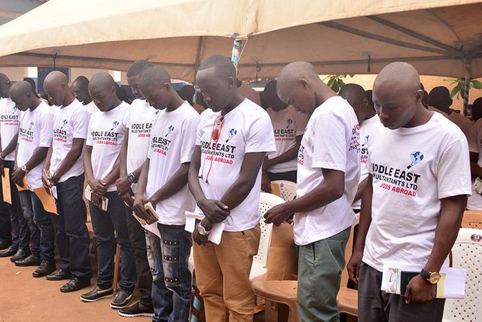 Ugandans heading to the Middle East