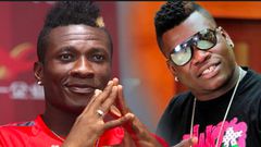Asamoah Gyan and Castro