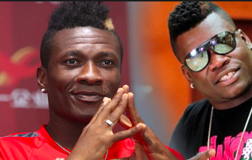 Asamoah Gyan and Castro