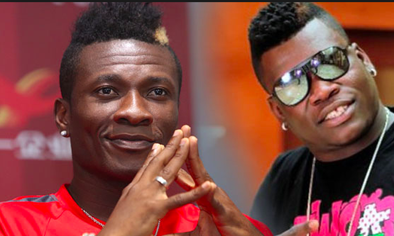 Asamoah Gyan and Castro