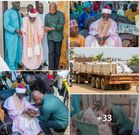 Sheikh Dr. Osman Nuhu Sharubutu, the National Chief Imam visits North Tongu to donate to Akosombo Dam spillage flood victims