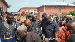 Alan Kyeremanten visits family of late Kumawu MP