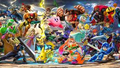 Super Smash Bros Ultimate Mural