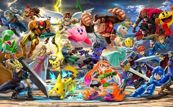 Super Smash Bros Ultimate Mural