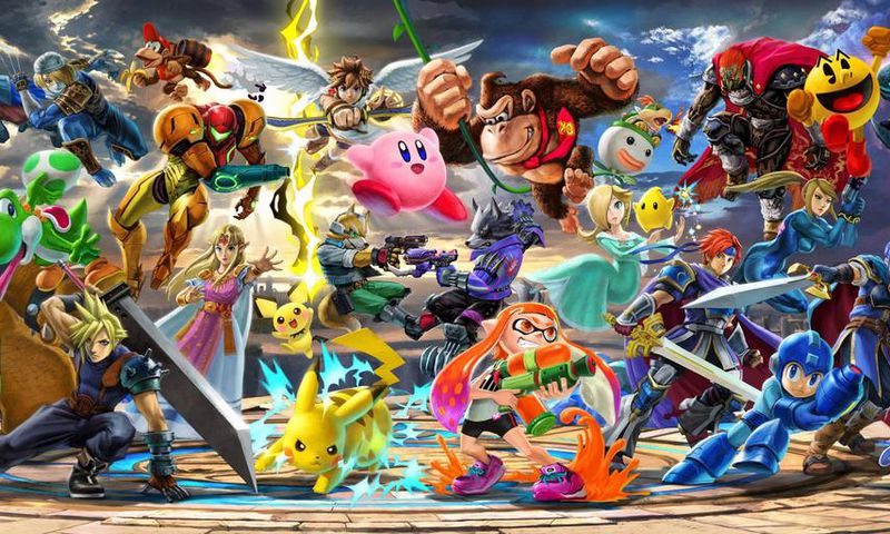 Super Smash Bros Ultimate Mural