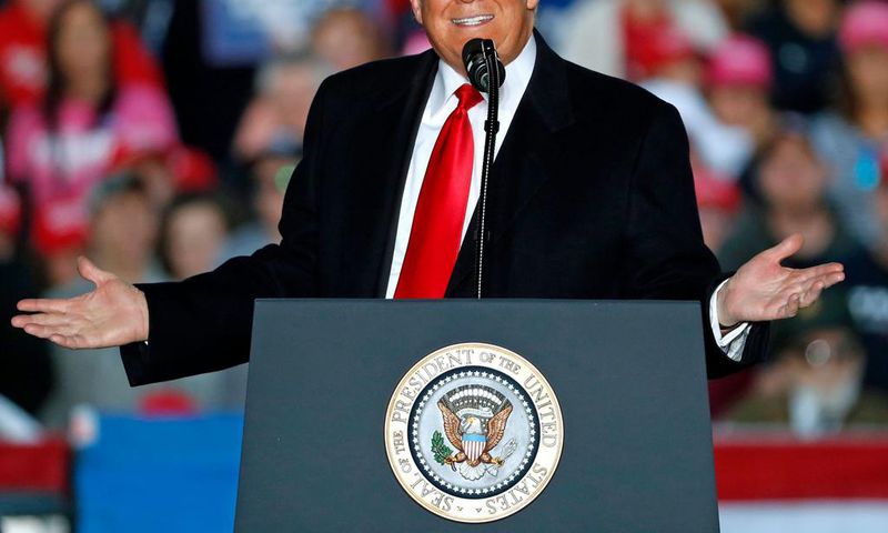 trump migrant caravan rally