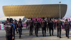 Video: Ghanaian man laments over unpaid salary after working as bouncer at 2022 World Cup