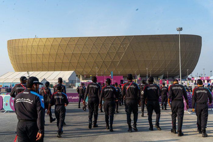 Video: Ghanaian man laments over unpaid salary after working as bouncer at 2022 World Cup