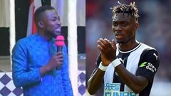Don’t give your tithe to the poor, poor people can’t save you; Pastor uses Christian Atsu to preach