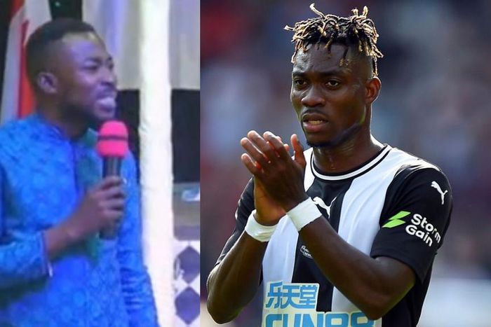Don’t give your tithe to the poor, poor people can’t save you; Pastor uses Christian Atsu to preach