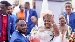 Tracey Boakye and her husband, Frank Badu