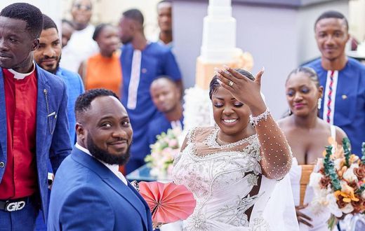 Tracey Boakye and her husband, Frank Badu