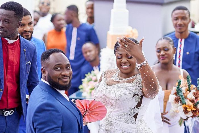 Tracey Boakye and her husband, Frank Badu