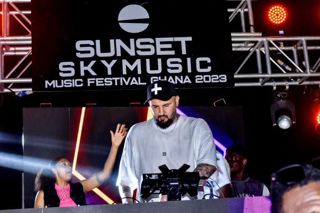 WatsUp TV draw thousands for 2023 Sunset Music Festival Sky Music in Accra