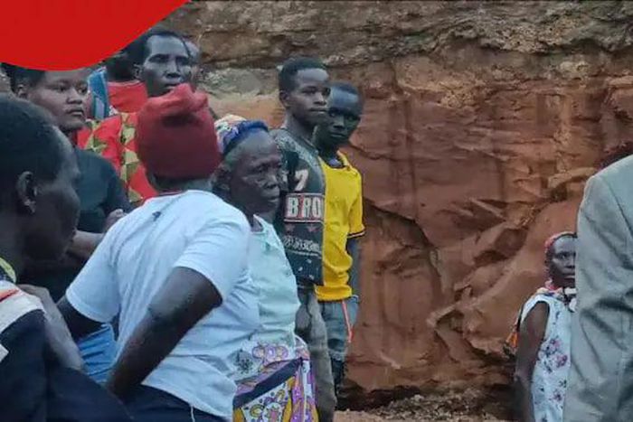 Man buried alive in quarry collapse while winning sand