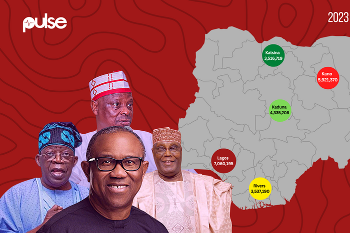 5 states that could determine Nigeria’s next president.